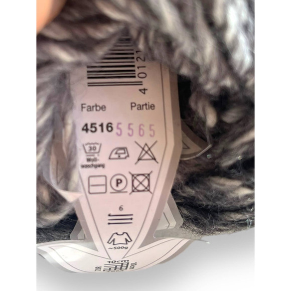 2 Skeins Gedifra FASHION TREND COLOR Wool Yarn | #4516 Gray | Made in Italy - Picture 6 of 6